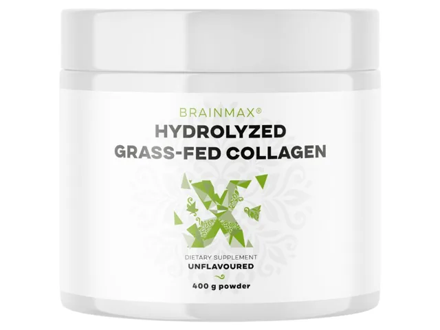 BrainMax Hydrolyzovaný Kolagen, Grass-fed Collagen®, 400 g