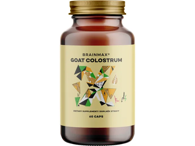 BrainMax KIDS Goat Colostrum®, 60 rostlinných kapslí