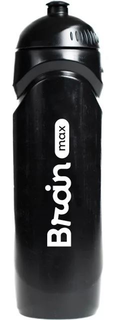 BrainMax láhev na kolo a sport, bidon, černá, 750 ml
