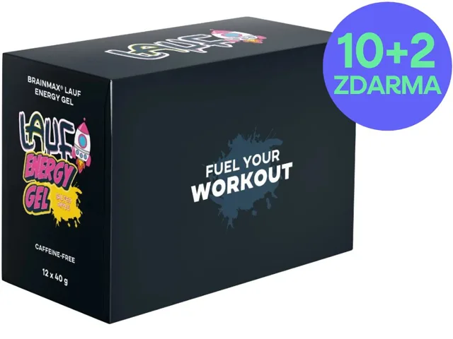 BrainMax LAUF® Energy Gel Příchuť: Slané jablko bez kofeinu 12x40 g