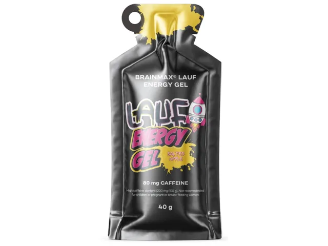 BrainMax LAUF® Energy Gel Příchuť: Slané jablko s kofeinem 40 g
