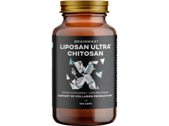 BrainMax Liposan Ultra®, Chitosan Beauty Essentials, 100 kapslí