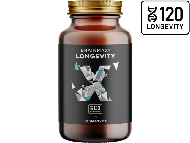 BrainMax Longevity®, 150 rostlinných kapslí