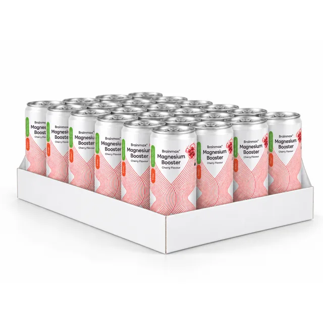 BrainMax Magnesium Booster 250 mg, Cherry, 250 ml, 24 ks
