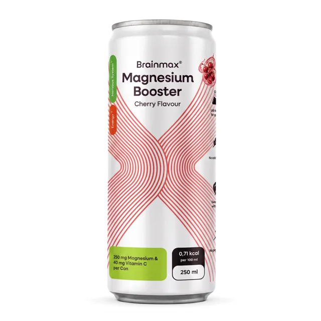 BrainMax Magnesium Booster 250 mg, Cherry, 250 ml