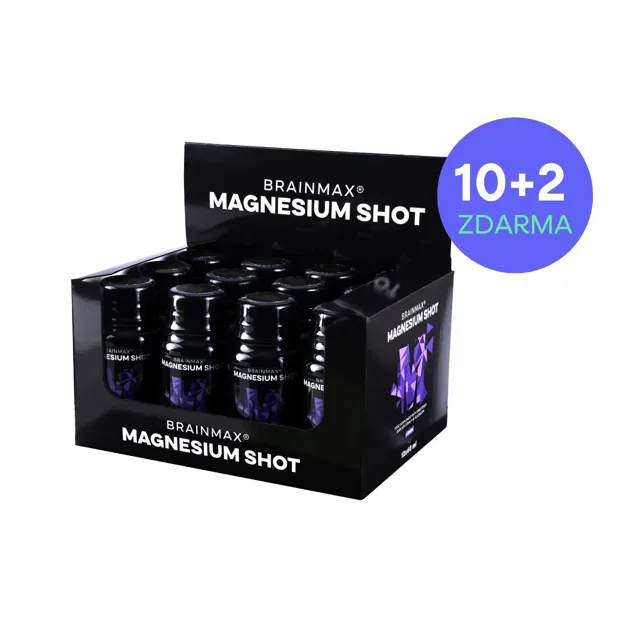 BrainMax Magnesium Shot, 60 ml, 12 ks
