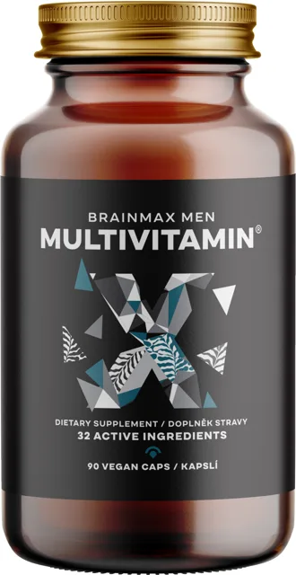 BrainMax Men Multivitamin®, multivitamín pro muže, 90 rostlinných kapslí