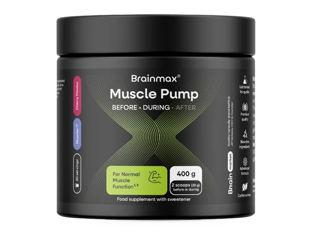 BrainMax® Muscle Pump, Cherry, 400 g