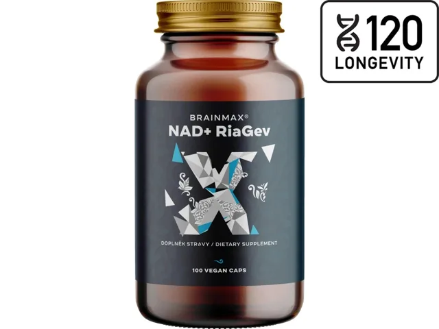BrainMax NAD+ RiaGev®, 750 mg, 100 rostlinných kapslí