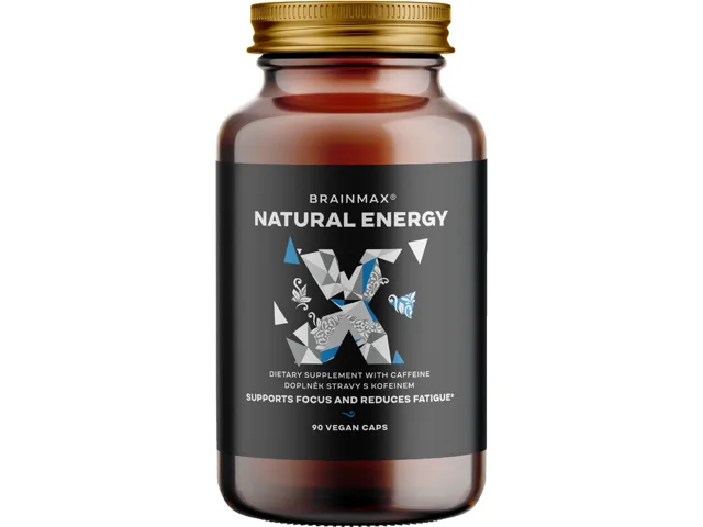 BrainMax Natural Energy®, 90 rostlinných kapslí