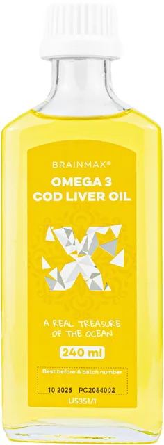 Brainmax Omega 3 Cod Liver Oil®, 240 ml