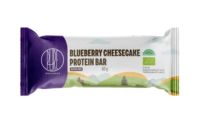 BrainMax® Organic Protein Bar, Blueberry Cheesecake, 50 g