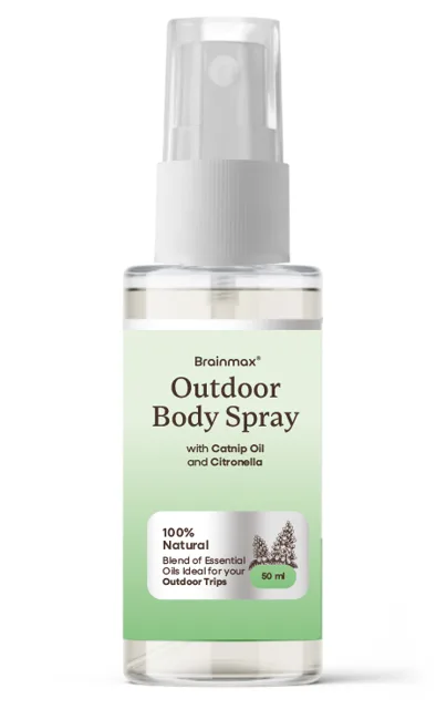 BrainMax Outdoor Body Spray, with Catnip Oil and Citronella, 50 ml