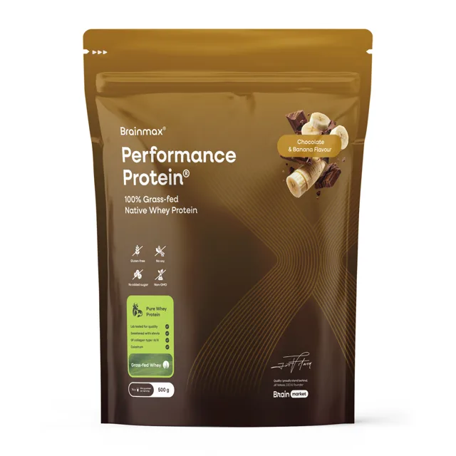 BrainMax® Performance Protein®, Chocolate & Banana, 500 g