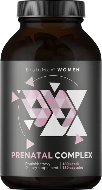 BrainMax Prenatal Complex®, komplex vitamínů pro těhotné ženy Počet kapslí: 180 kapslí