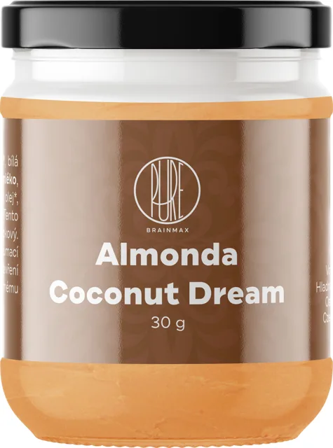 BrainMax Pure® Almonda, Coconut Dream, Mandlový krém s kokosem, 30 g