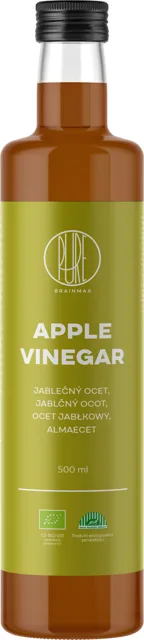 BrainMax Pure® Apple Vinegar, Jablečný ocet, BIO, 500 ml