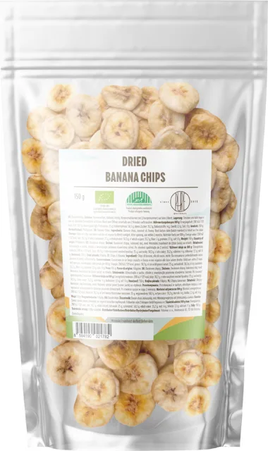 BrainMax Pure® Banánové Chipsy BIO, 150 g