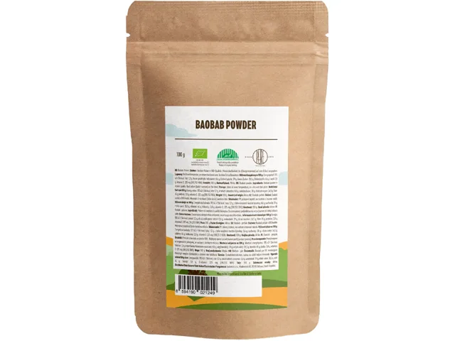 BrainMax Pure® Baobab BIO prášek, 100 g