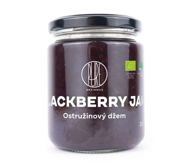 BrainMax Pure® Blackberry Jam, Džem Ostružina, BIO, 260g