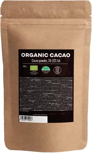 BrainMax Pure® Cacao, kakao, BIO Hmotnost: 500 g