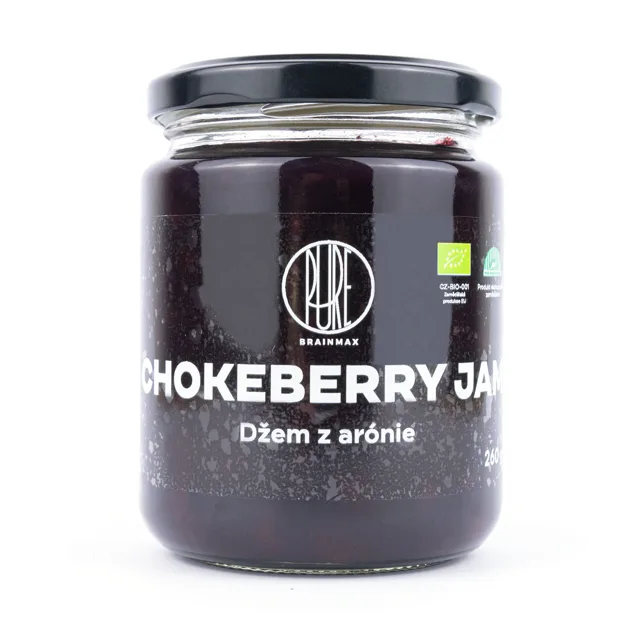 BrainMax Pure® Chokeberry Jam, Džem Aronie, BIO, 260g