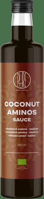 BrainMax Pure® Coconut Aminos Sauce, Kokosové aminos BIO, 250 ml