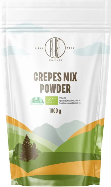 BrainMax Pure® Crepes Mix, Směs na palačinky, BIO, 1000 g