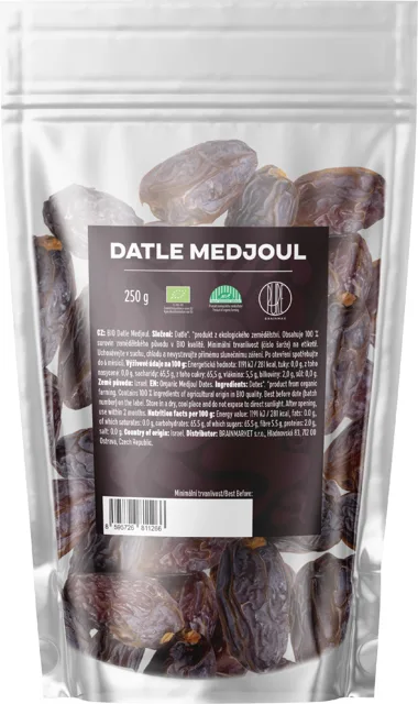 BrainMax Pure® Datle Medjoul, BIO, 250 g