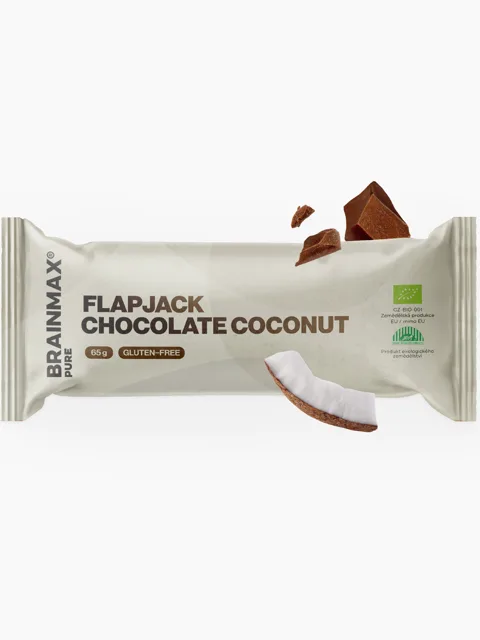 BrainMax Pure® Flapjack, ChocoCoco, BIO, 65 g