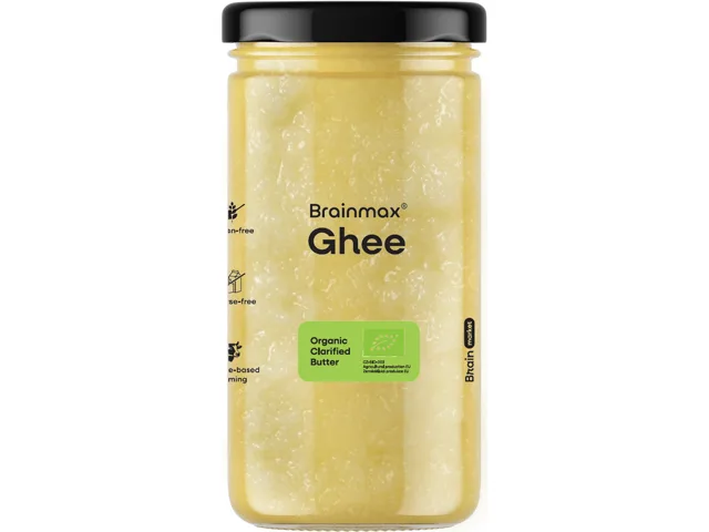 BrainMax Pure® Ghee, přepuštěné máslo GHÍ, BIO, 590 ml