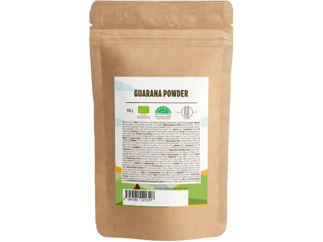 BrainMax Pure® Guarana BIO prášek, 100 g