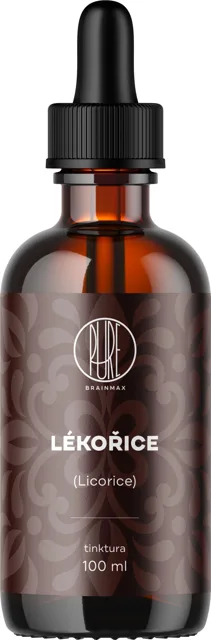 BrainMax Pure® Lékořice (Liquorice root), tinktura 1:1, 100 ml