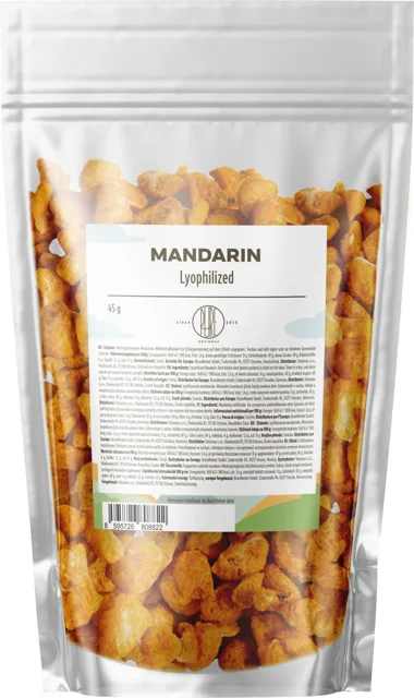BrainMax Pure® Lyofilizované mandarinky, 45 g