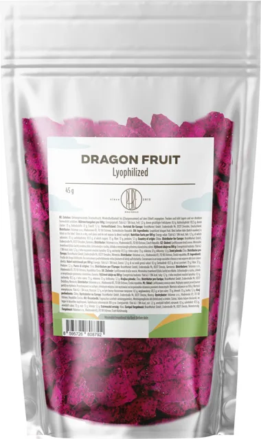 BrainMax Pure® Lyophilized Dragon Fruit, Lyofilizované dračí ovoce, 45 g