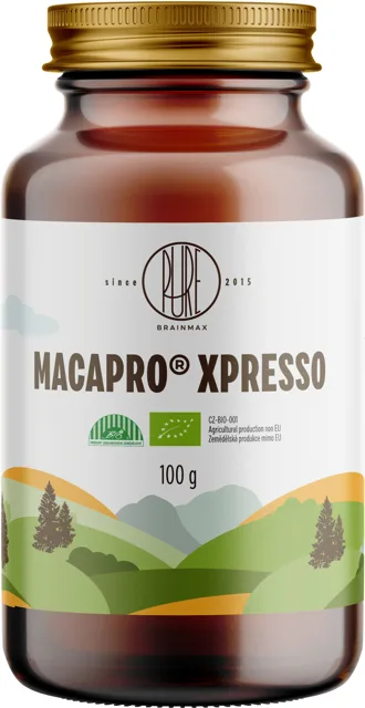 BrainMax Pure® MacaPro® XPresso, BIO, 100 g