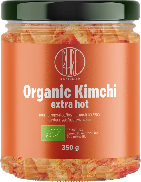 BrainMax Pure® Organic Kimchi, extra hot, BIO, 350 g