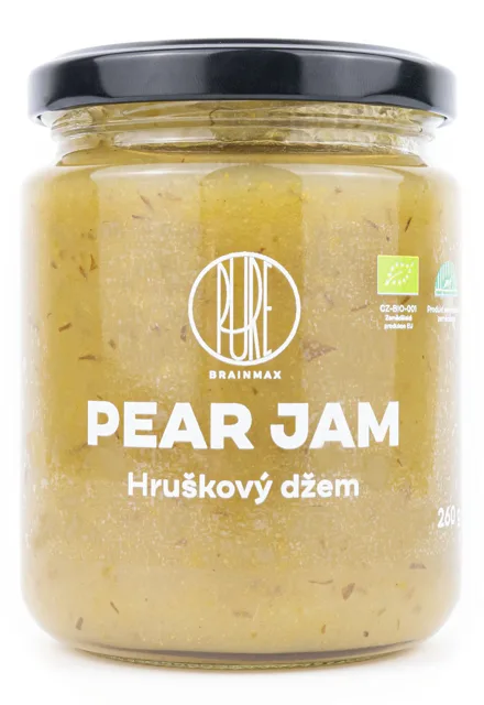 BrainMax Pure® Pear Jam, Džem Hruška BIO, 260g