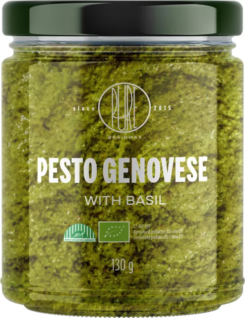 BrainMax Pure®  Pesto Genovese, bazalkové pesto, BIO Objem: 130 g