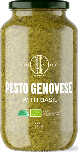 BrainMax Pure®  Pesto Genovese, bazalkové pesto, BIO Objem: 950 g