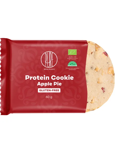 BrainMax Pure® Protein Cookie, Apple Pie, Jablečný koláč, BIO, 60 g