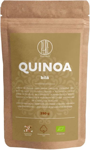 BrainMax Pure® Quinoa BIO, bílá, 250 g