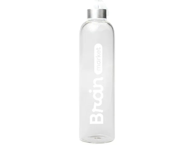 BrainMax Pure® Skleněná láhev, 1 l
