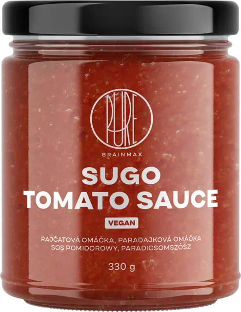 BrainMax Pure® Sugo, rajčatový základ na pizzu, 330 g