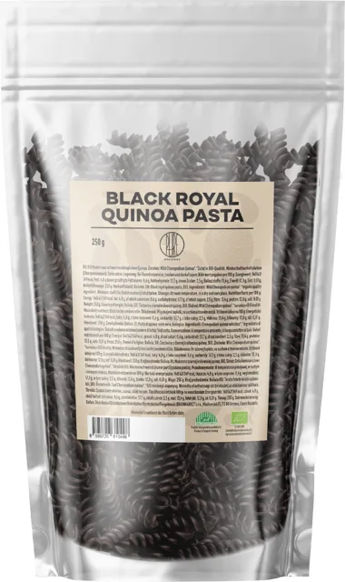 BrainMax Pure® Těstoviny z černé královské quinoy, BIO, 250 g