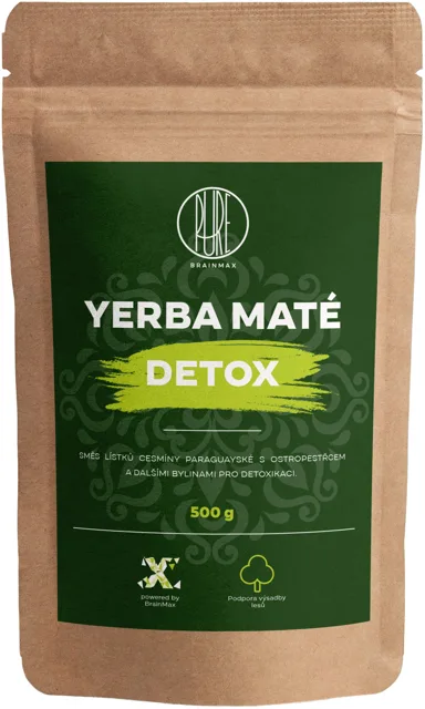 BrainMax Pure® Yerba Maté, Detox, 500 g