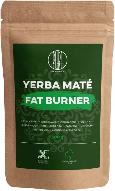BrainMax Pure® Yerba Maté, Fat Burner, 500 g