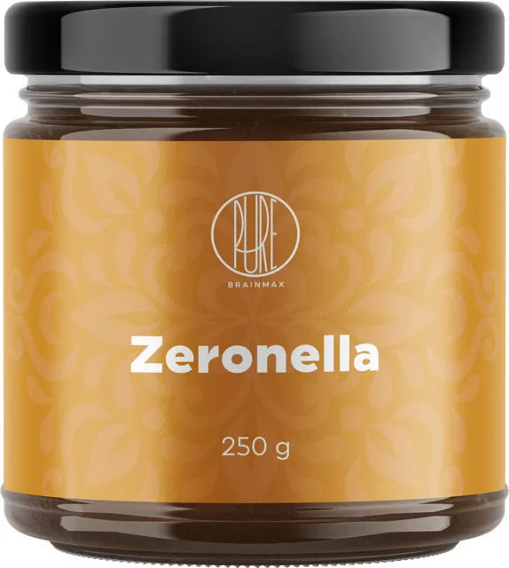 BrainMax Pure® Zeronella, Lískooříškový krém s hořkou čokoládou, 250 g