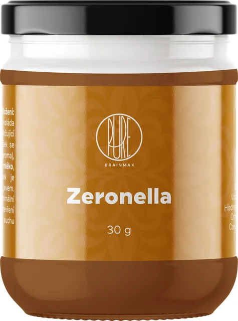 BrainMax Pure® Zeronella, Lískooříškový krém s hořkou čokoládou, 30 g