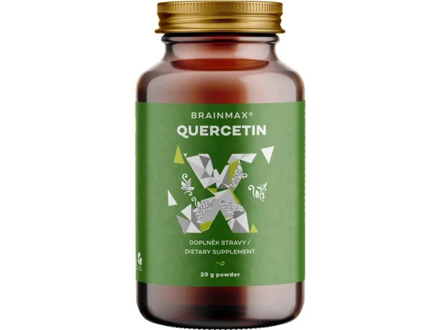 BrainMax Quercetin powder, kvercetin prášek, 20 g